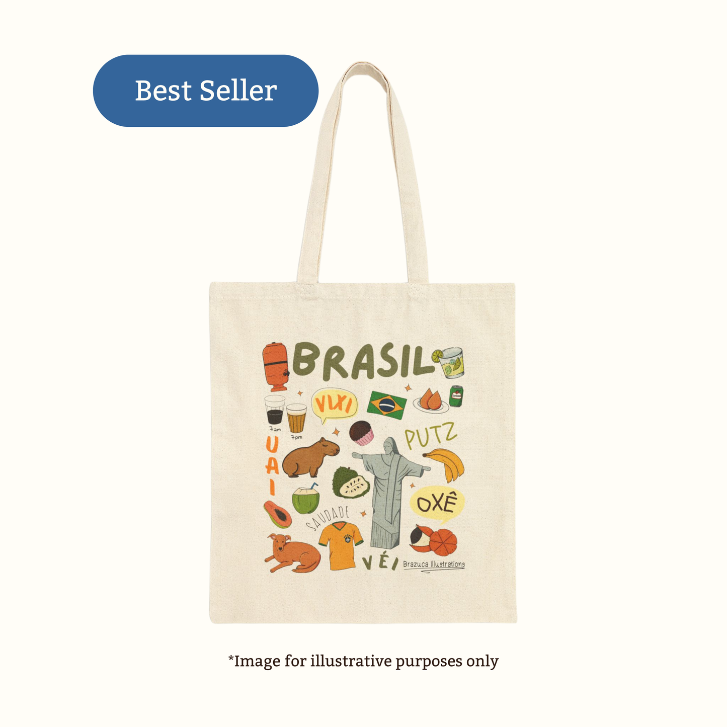 The Brazuca Tote – Signature Canvas Bag Inspired by Brazil