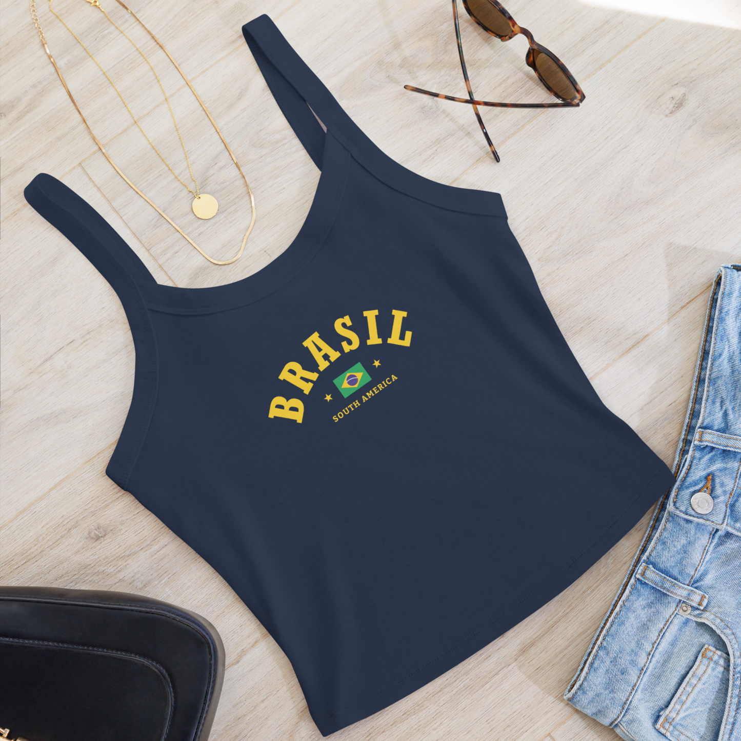 Brasil Ribbed Tank Top