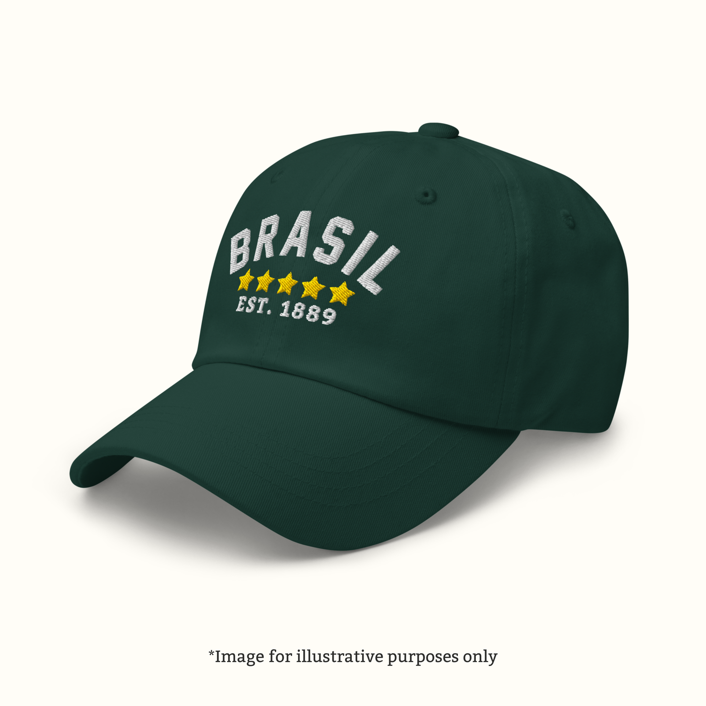 Brasil Embroidered Heritage Cap – Est. 1889